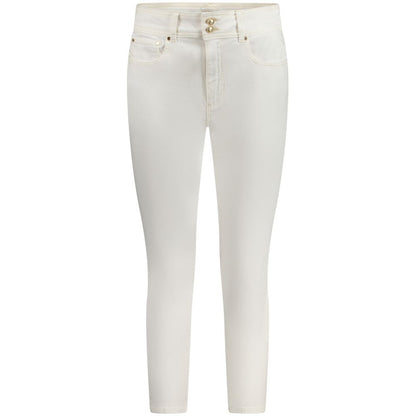 Jeans by Guess Jeans for women in stretch organic cotton denim white features an sophisticated and skinny with a precise long, creating a sophisticated and sophisticated silhouette.