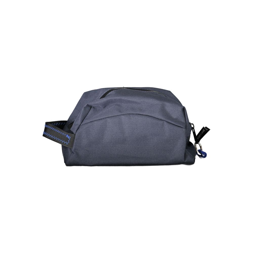 Travel Toiletry Bag by North Sails for men in polyester leather blue features a distinguished Polyester Leather Travel Toiletry Bag design with a distinguished zipper, ample internal-pockets, and versatile handle for a distinguished finish.
