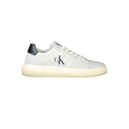 Sneakers by Calvin Klein for men in polyester polyethylene leather brown, gray & print features an sumptuous design from the Men's Casual Polyester Polyethylene Leather Sneakers collection, highlighting a sumptuous casual style for a premium, high-fashion look.