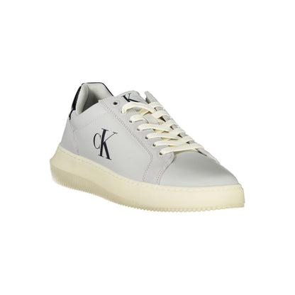 Sneakers by Calvin Klein for men in polyester polyethylene leather brown, gray & print presents a sumptuous silhouette as Men's Casual Polyester Polyethylene Leather Sneakers, expertly defined by a sumptuous casual style for a sumptuous, high-fashion look.