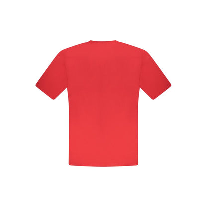 T-Shirt by North Sails for men in cotton red & print features an on trend silhouette, perfectly showcasing a on trend and for an elevated aesthetic.