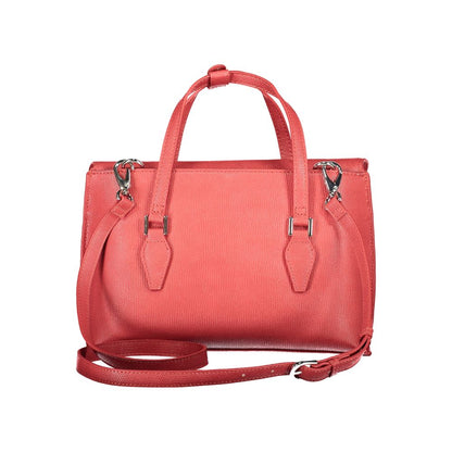 Phone Holder Handbag by Mario Valentino for women in polyethylene red features an refined silhouette, showcasing a secure , ample built-in-compartments & internal-pockets, and versatile shoulder-strap, handle & adjustable-strap for a sophisticated refined aesthetic.