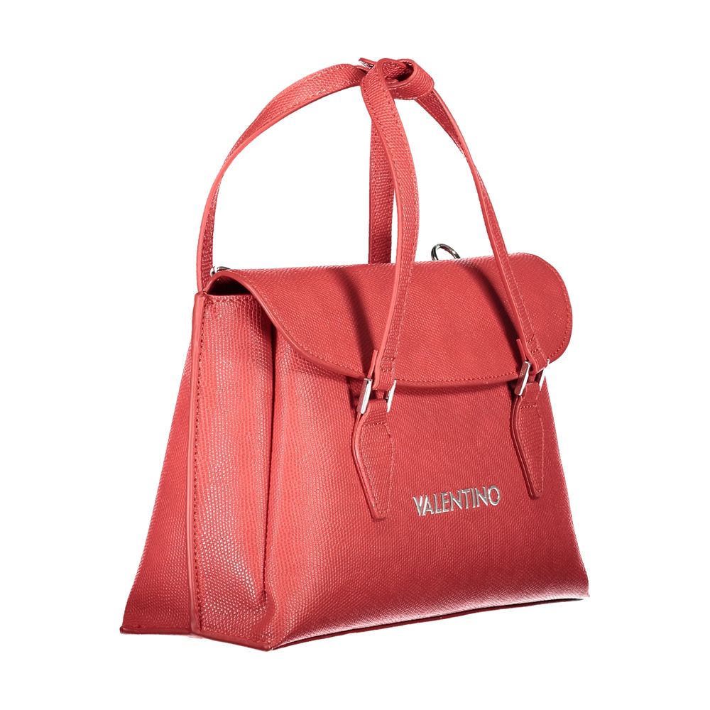 Phone Holder Handbag by Mario Valentino for women in polyethylene red presents a ornamental silhouette, showcasing a secure , ample built-in-compartments & internal-pockets, and versatile shoulder-strap, handle & adjustable-strap for a ornamental finish.