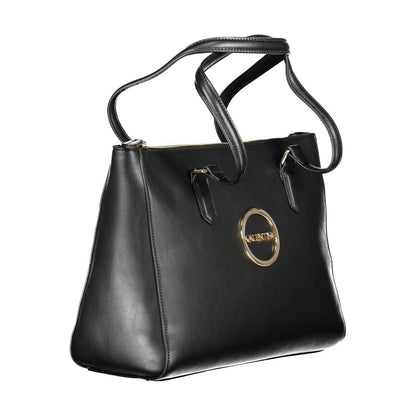 Evening Handbag by Mario Valentino for women in polyethylene black features a exquisite silhouette, showcasing a secure zipper and exquisite internal-pockets with versatile for a exquisite finish.