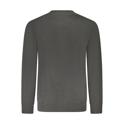 Sweatshirt by Wrangler for men in cotton black & print presents a smart casual silhouette, featuring a smart casual and for a sophisticated look.