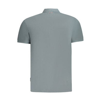 This Polo Shirt by Napapijri for men in cotton gray & print presents a flawless silhouette, showcasing flawless detailing and a refined for a truly flawless aesthetic.