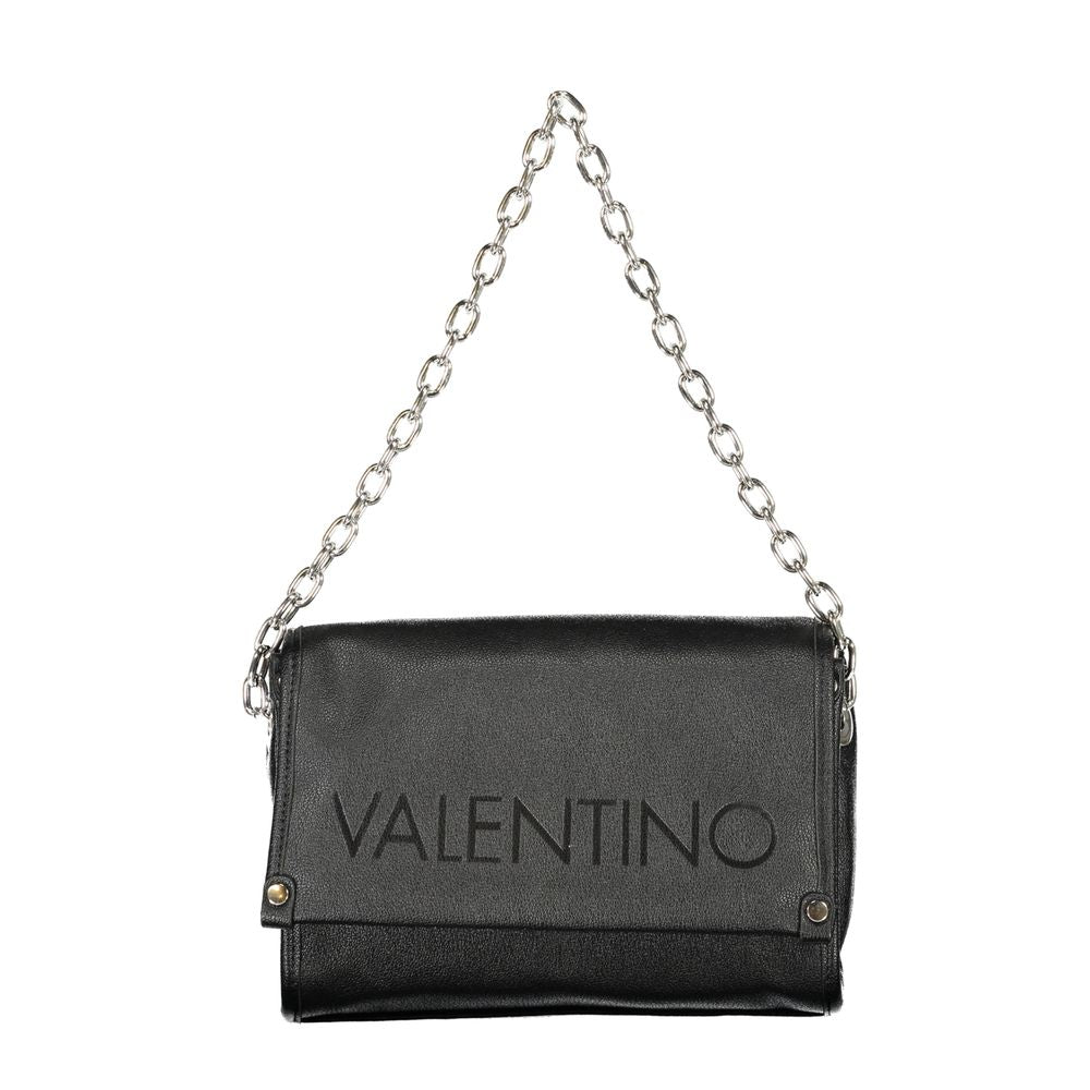 Handbag by Mario Valentino for women in polyethylene black & signature features a exquisite silhouette, showcasing a secure zipper and exquisite internal-pockets with versatile adjustable-strap & handle for a exquisite finish.