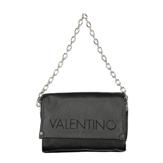 Handbag by Mario Valentino for women in polyethylene black & signature features a exquisite silhouette, showcasing a secure zipper and exquisite internal-pockets with versatile adjustable-strap & handle for a exquisite finish.