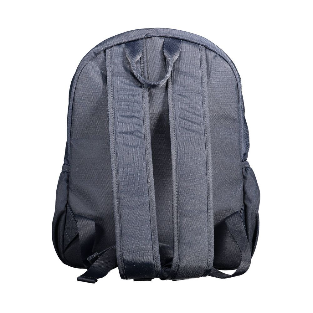 Backpack by Tommy Hilfiger for men in polyester blue & signature presents a stately Polyester Backpack design, showcasing a secure zipper with ample external-pockets and versatile handle, backpack-strap & adjustable-strap for a stately finish.
