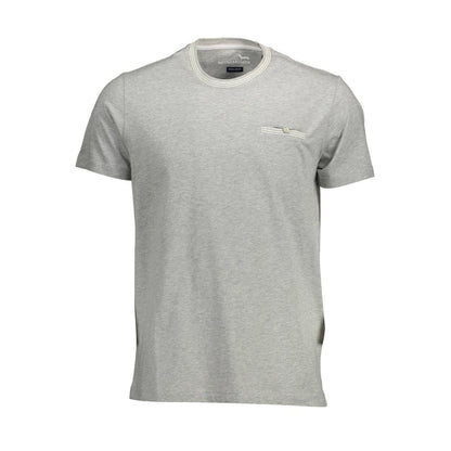 T-Shirt by Harmont & Blaine for men in cotton brown & gray features an on trend silhouette, perfectly showcasing a on trend short-sleeve and crew neckline for an elevated aesthetic.