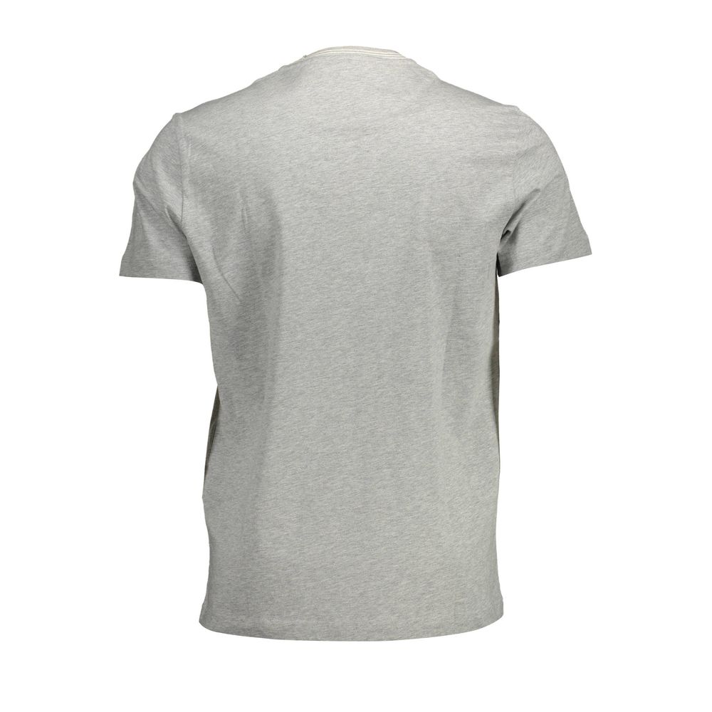 T-Shirt by Harmont & Blaine for men in cotton brown & gray showcases a chic silhouette, artfully detailed with a chic and for a chic finish.