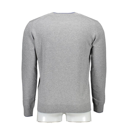 Sweater by Harmont & Blaine for men in cashmere viscose brown & gray showcases a downtown chic silhouette, artfully finished with a downtown chic and for a sophisticated, high-end look.
