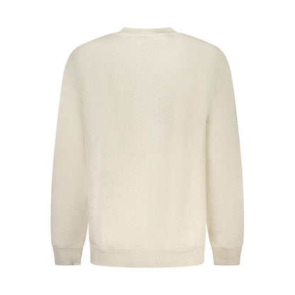 Sweatshirt by Tommy Hilfiger for men in cotton polyester beige features an magnificent silhouette, showcasing a sophisticated and detail for a truly magnificent finish.