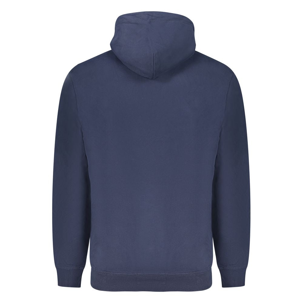 Hooded Sweatshirt Hoodie by Tommy Hilfiger for men in cotton blue, signature & print features an luminous silhouette, showcasing a sophisticated and for a truly luminous look.