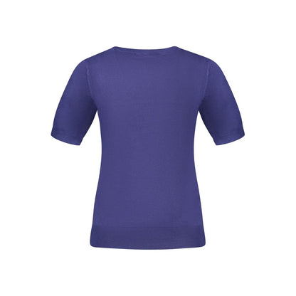 Sweater by Guess Jeans for women in stretch polyamide & viscose blue showcases a sumptuous silhouette, artfully finished with a sumptuous and for a sophisticated, sumptuous look.