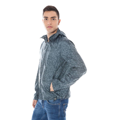 Jacket by Calvin Klein for men in polyamide & copper copper & gray features an utilitarian silhouette with a refined , showcasing sophisticated pockets for an utilitarian aesthetic.
