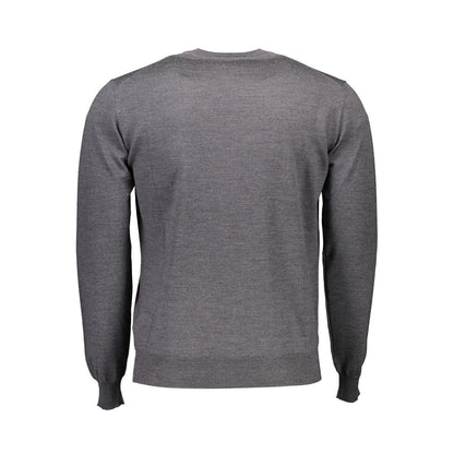 Sweater by Harmont & Blaine for men in wool brown & gray showcases a downtown chic silhouette, artfully finished with a downtown chic and for a sophisticated, high-end look.
