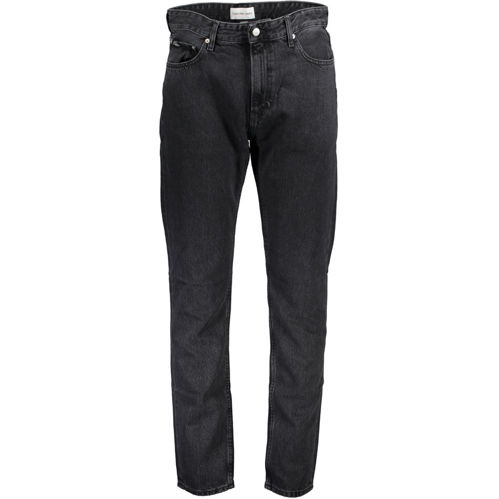 Pants by Calvin Klein for men in organic cotton denim black features a stylish silhouette with a stylish , long, and .