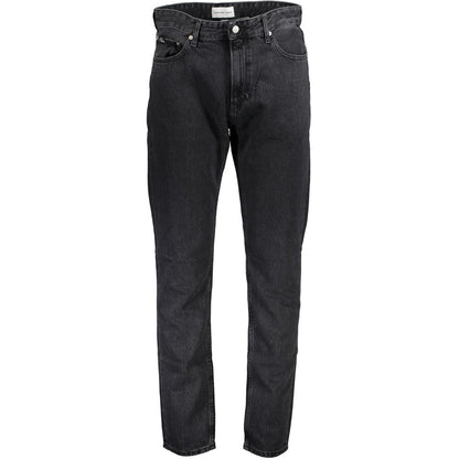 Pants by Calvin Klein for men in organic cotton denim black features a stylish silhouette with a stylish , long, and .