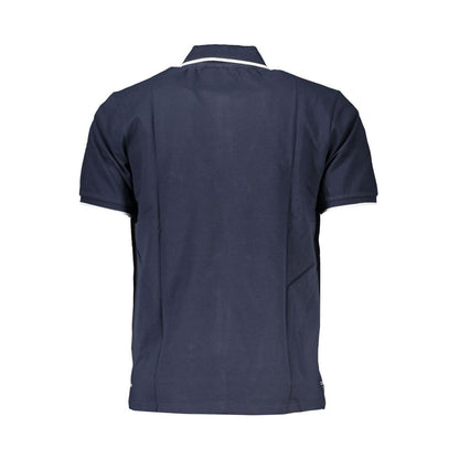 Polo Shirt by North Sails for men in cotton blue & print presents a sleek silhouette, featuring a refined and for a sleek finish.