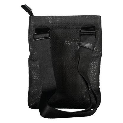Shoulder Bag by Calvin Klein for men in polyester & polyethylene black features a effortless chic silhouette with a secure zipper, ample external-pockets & internal-pockets, and versatile shoulder-strap & adjustable-strap for a effortless chic finish.