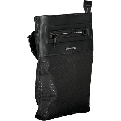Shoulder Bag by Calvin Klein for men in polyester & polyethylene black features a effortless sophistication silhouette, secured by a zipper with ample external-pockets & internal-pockets and versatile shoulder-strap & adjustable-strap for a effortless sophistication finish.