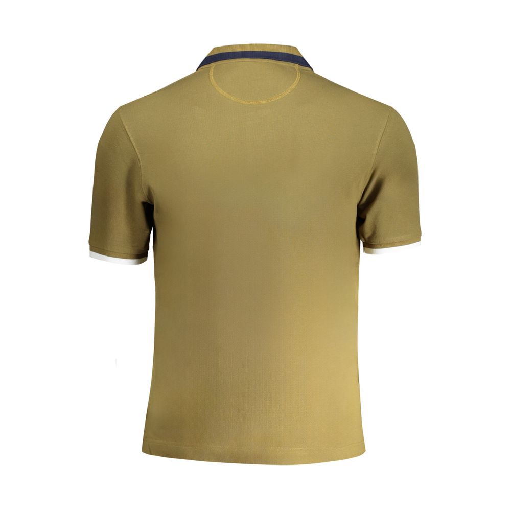 Polo Shirt by La Martina for men in cotton green & signature showcases a enviable silhouette, featuring a refined and for a enviable finish.