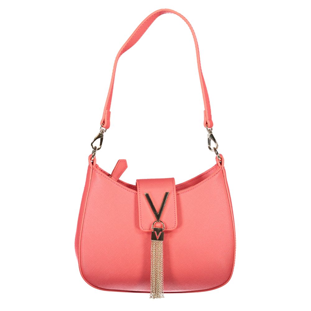 Handbag by Mario Valentino for women in polyethylene pink & signature features a exquisite silhouette, showcasing a secure zipper and exquisite internal-pockets with versatile shoulder-strap, detachable-strap & handle for a exquisite finish.