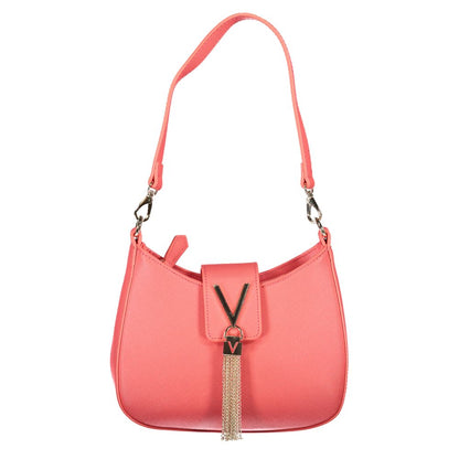 Handbag by Mario Valentino for women in polyethylene pink & signature features a exquisite silhouette, showcasing a secure zipper and exquisite internal-pockets with versatile shoulder-strap, detachable-strap & handle for a exquisite finish.
