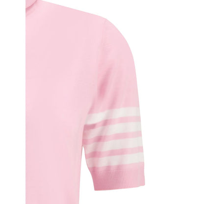 Sweater by Thom Browne for women in virgin wool multicolor & patterned showcases an masterful silhouette, artfully detailed with a masterful turtle neckline and for a sophisticated, premium finish.