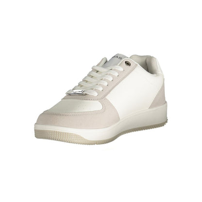 Athletic Sneakers Gas men polyester & polyethylene gray & white featuring a avant-garde Men's Athletic Polyester & Polyethylene Sneakers design with a avant-garde athletic style for a refined finish.