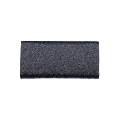 Cardholder Wallet by Tommy Hilfiger for women in polyethylene faux leather blue showcases a refined silhouette, artfully capturing the essence of the refined Polyethylene Faux Leather Cardholder Wallet design with functional card-organization compact-design coin-purse.