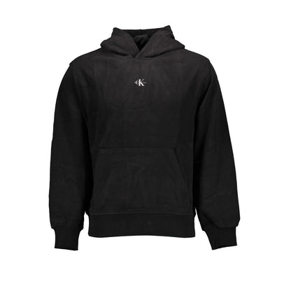 Hooded Sweatshirt Hoodie by Calvin Klein for men in cotton black & print features a slouchy chic silhouette, detailed with a slouchy chic and a signature hooded neckline for an elevated aesthetic.