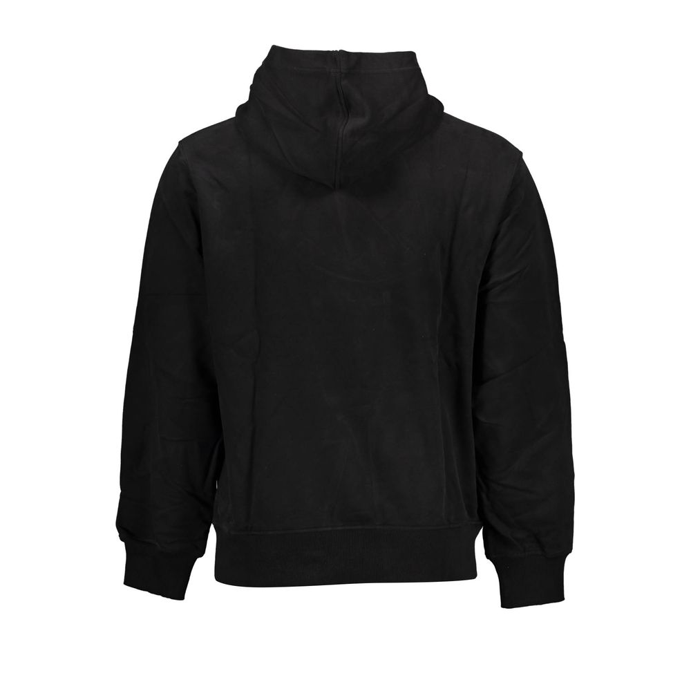 Hooded Sweatshirt Hoodie by Calvin Klein for men in cotton black & print features a authentic silhouette, showcasing a sophisticated and authentic detail for a refined finish.