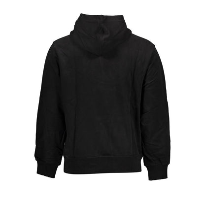 Hooded Sweatshirt Hoodie by Calvin Klein for men in cotton black & print features a authentic silhouette, showcasing a sophisticated and authentic detail for a refined finish.