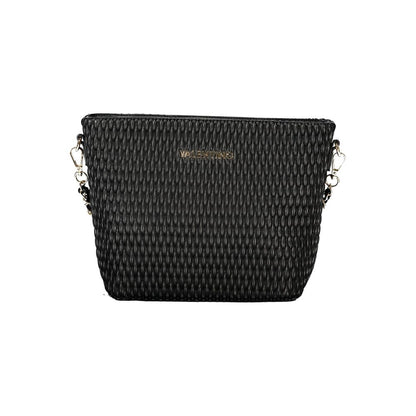Handbag by Mario Valentino for women in polyethylene black & signature features an refined silhouette, showcasing a secure zipper, ample , and versatile shoulder-strap, adjustable-strap & handle for a sophisticated refined aesthetic.