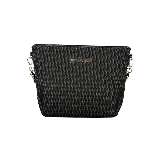 Handbag by Mario Valentino for women in polyethylene black & signature features an refined silhouette, showcasing a secure zipper, ample , and versatile shoulder-strap, adjustable-strap & handle for a sophisticated refined aesthetic.