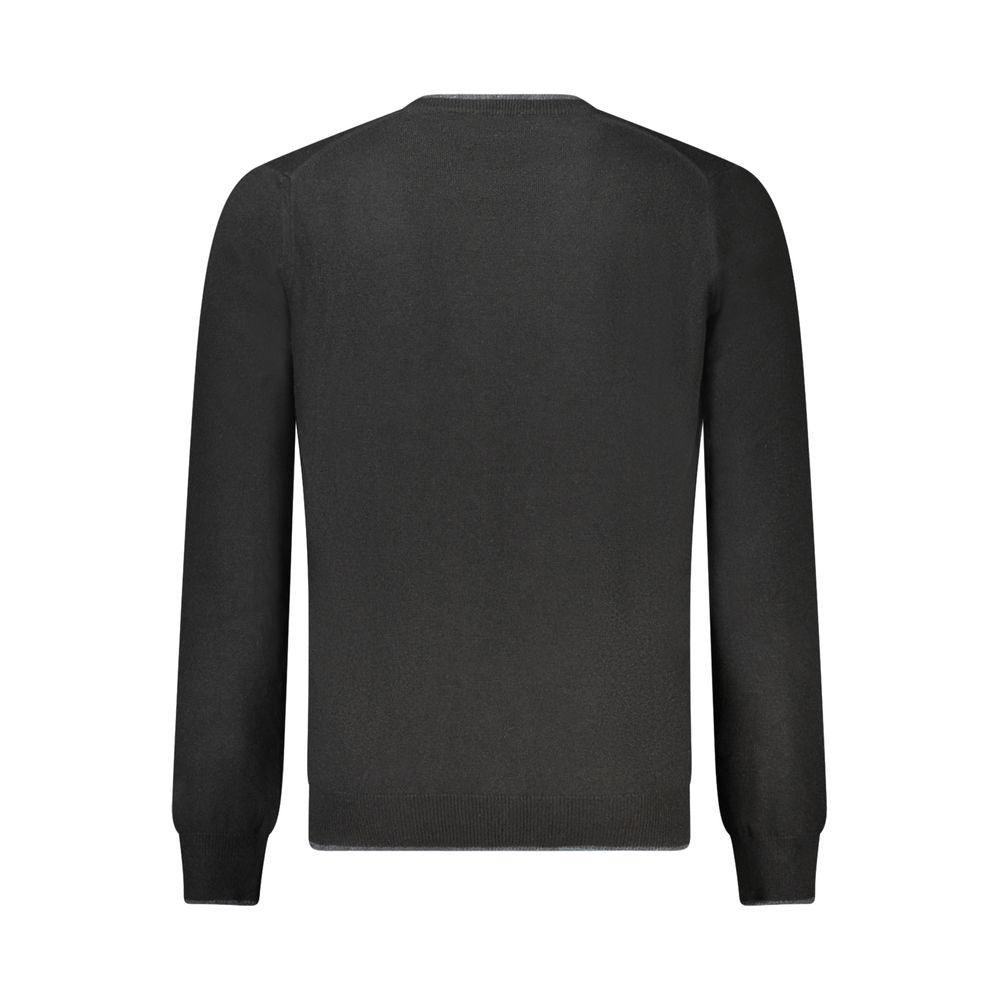 Sweatshirt by North Sails for men in cashmere viscose black features a unrivaled silhouette with a refined and unrivaled detailing for a sophisticated look.