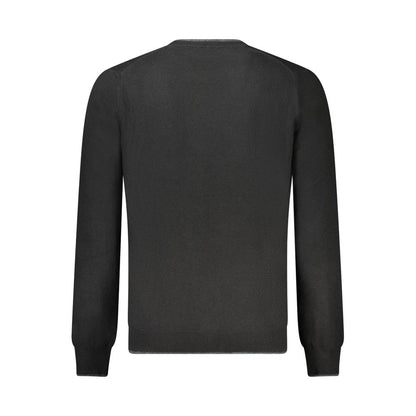 Sweatshirt by North Sails for men in cashmere viscose black features a unrivaled silhouette with a refined and unrivaled detailing for a sophisticated look.