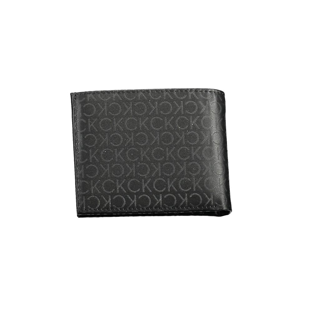 Cardholder Wallet by Calvin Klein for men in polyester & polyethylene black presents a refined silhouette, artfully capturing the essence of the Polyester & Polyethylene Cardholder Wallet design with sophisticated card-organization rfid-protection for a refined look.