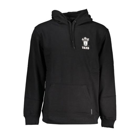 Hooded Sweatshirt by Vans for men in cotton black features an exquisite silhouette, showcasing and wrap hooded neckline details for a exquisite look.