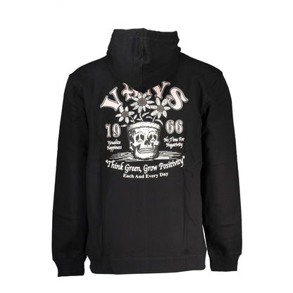 Hooded Sweatshirt by Vans for men in cotton black features a unrivaled silhouette with a refined wrap hooded neckline and unrivaled detailing for a sophisticated look.