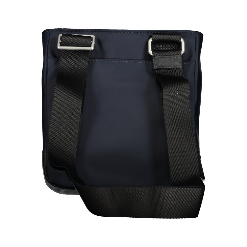 Shoulder Bag by Tommy Hilfiger for men in polyester & polyethylene blue features a statuesque silhouette, showcasing a secure zipper and statuesque external-pockets & internal-pockets with versatile shoulder-strap & adjustable-strap for a statuesque finish.