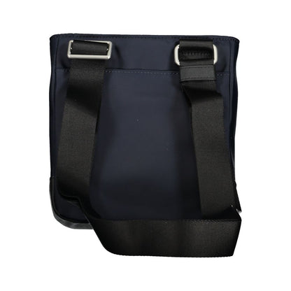 Shoulder Bag by Tommy Hilfiger for men in polyester & polyethylene blue features a statuesque silhouette, showcasing a secure zipper and statuesque external-pockets & internal-pockets with versatile shoulder-strap & adjustable-strap for a statuesque finish.