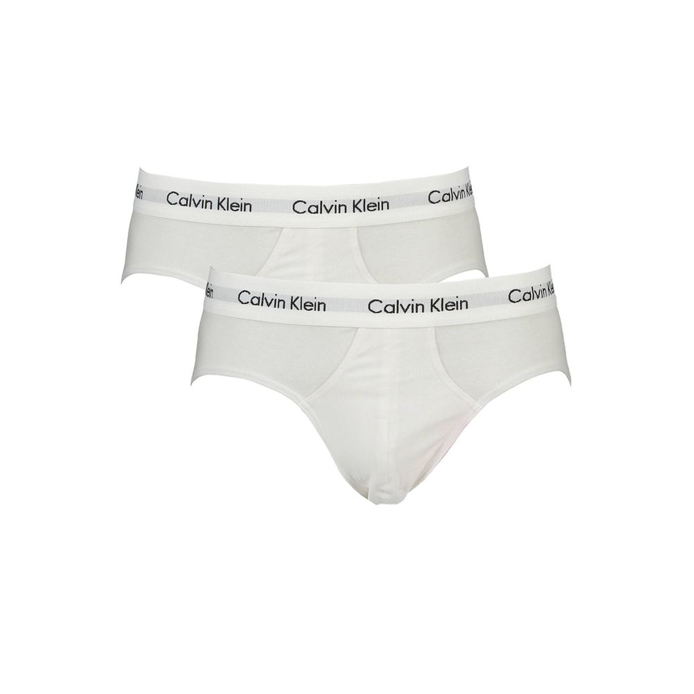 Underwear by Calvin Klein for men in cotton white presents a nuanced silhouette from the Men's Cotton Underwear collection, emphasizing a nuanced fit and everyday comfort.