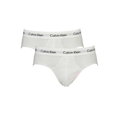 Underwear by Calvin Klein for men in cotton white presents a nuanced silhouette from the Men's Cotton Underwear collection, emphasizing a nuanced fit and everyday comfort.