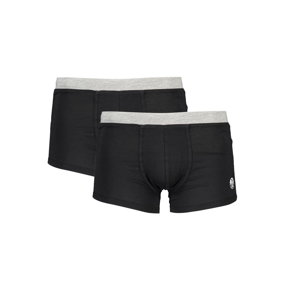 Underwear by North Sails for men in cotton black features a understated fit and understated silhouette that elegantly showcases the premium design elements of the Men's Cotton Underwear.
