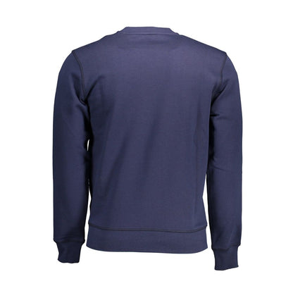Sweatshirt Sweater by North Sails for men in cotton canvas blue showcases an masterful silhouette, artfully detailed with a masterful and for a sophisticated, premium finish.