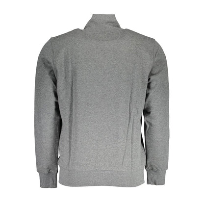 Sweatshirt Sweater by La Martina for men in cotton polyester gray showcases a downtown chic silhouette, artfully finished with a downtown chic and for a sophisticated, high-end look.