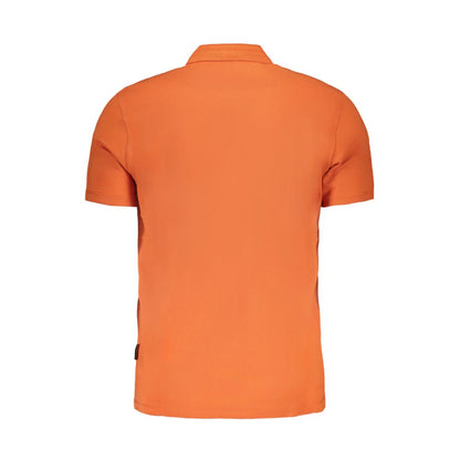 This Polo Shirt by Napapijri for men in cotton orange presents a flawless silhouette, showcasing flawless detailing and a refined for a truly flawless aesthetic.